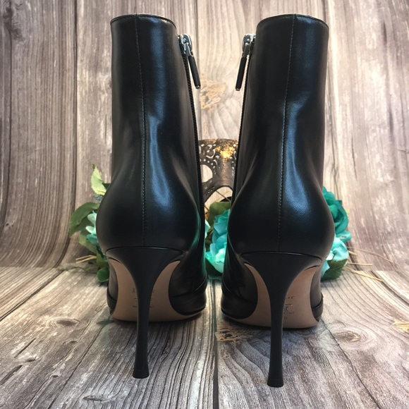 DIOR GANG LOW BLACK LAMBSKIN ANKLE HIGH LEATHER BOOT - Picture 5 of 14